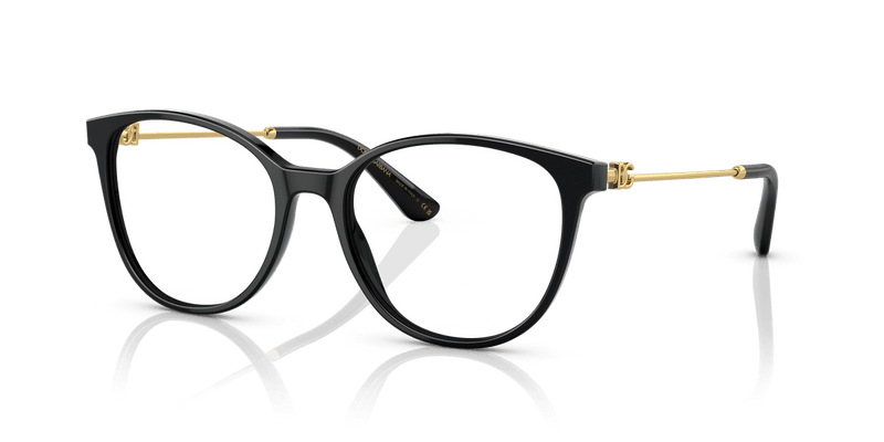 Dolce & Gabbana DG3363 in Black / Demo Lens - Alternate View