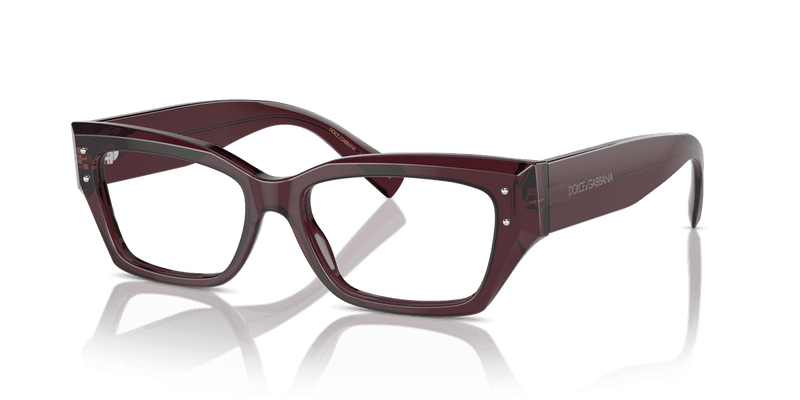 Dolce & Gabbana DG3387 in Transparent Violet (3045) - Front View