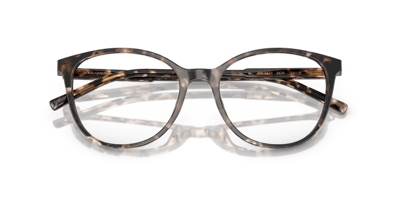 Dolce & Gabbana DG3425 in Havana Brown Pearl (3438) - Alternate View