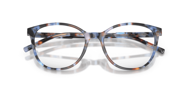 Dolce & Gabbana DG3425 in Havana Blue (3443) - Side View