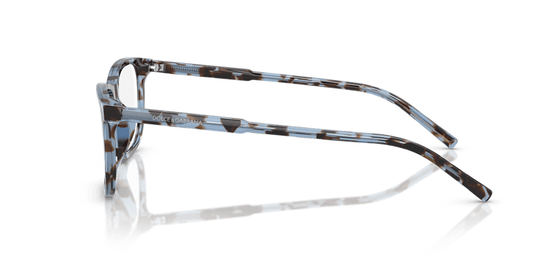 Dolce & Gabbana DG3427 in Havana Blue / Demo Lens - Alternate View
