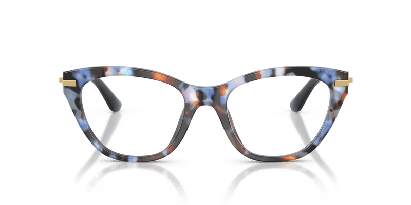 Dolce & Gabbana DG3428 in Havana Blue / Demo Lens - Alternate View