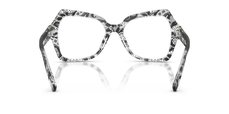 Dolce & Gabbana DG3429 in Black Lace / Demo Lens - Back View