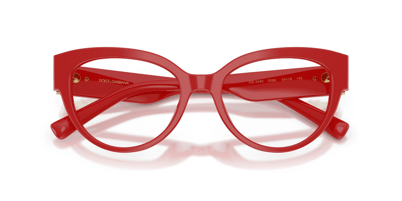 Dolce & Gabbana DG3440 in Full Red (3088) - Alternate View