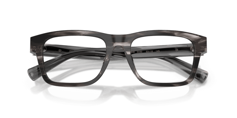 Dolce & Gabbana DG3446 in Striped Grey (3440) - Alternate View