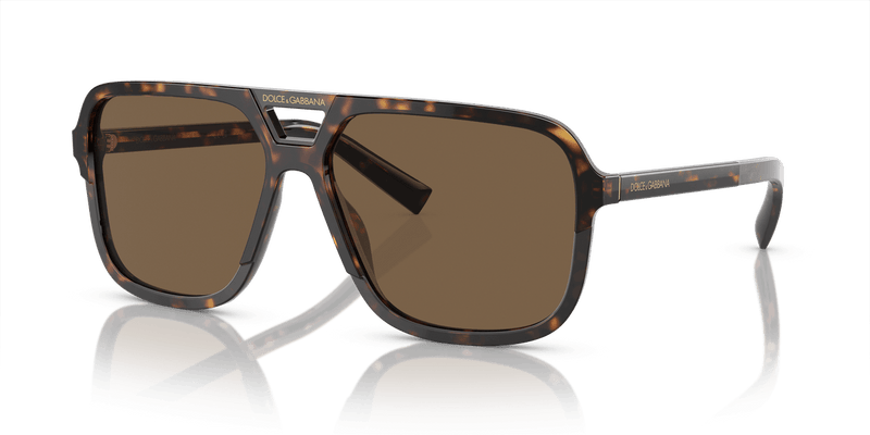 Dolce & Gabbana DG4354 in Havana / Brown Gradient Dark Brown - Alternate View