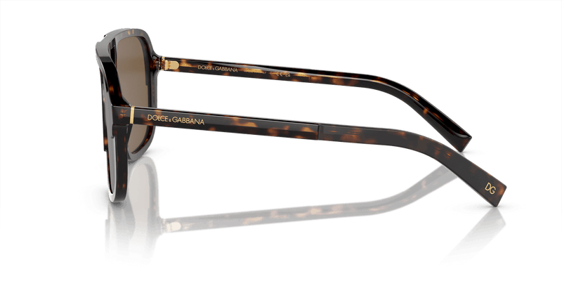 Dolce & Gabbana DG4354 in Havana / Brown Gradient Dark Brown - Alternate View