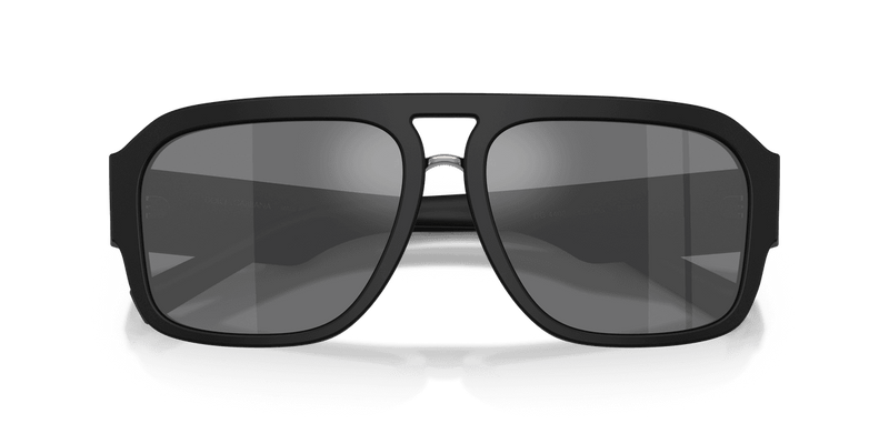 Dolce & Gabbana DG4403 in Matte Black / Grey Mirror Black (25256G) - Side View