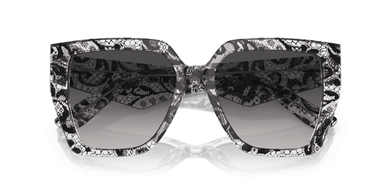 Dolce & Gabbana DG4438 in Black Lace / Grey Gradient (32878G) - Alternate View
