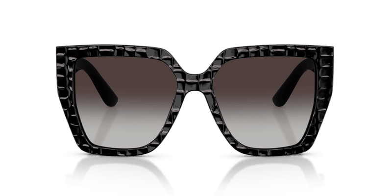 Dolce & Gabbana DG4438 in Black Texture Cocco / Grey Gradient (32888G) - Alternate View