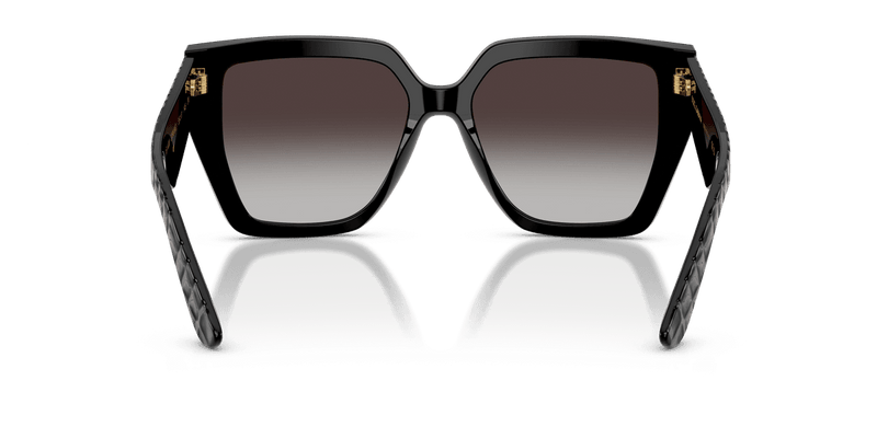 Dolce & Gabbana DG4438 in Black Texture Cocco / Grey Gradient (32888G) - Alternate View