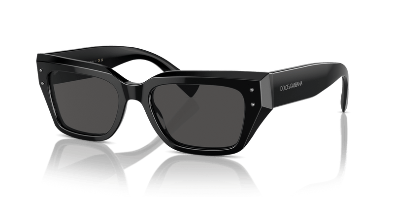 Dolce & Gabbana DG4462 in Black / Dark Grey - Front View