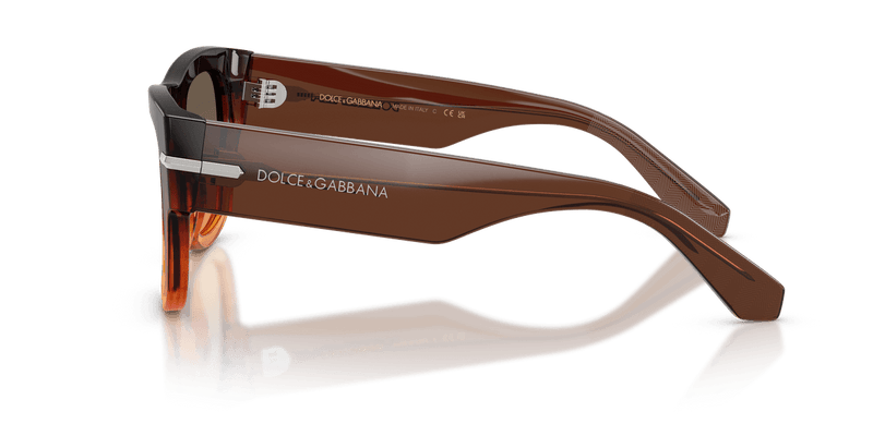 Dolce & Gabbana DG4484 in Gradient Striped Brown / Orange Gradient Light Green - Alternate View