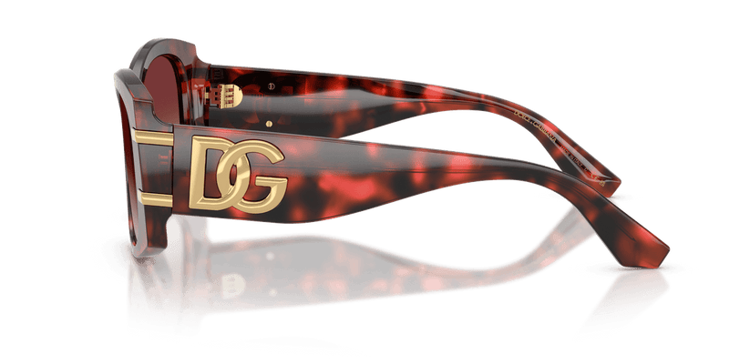 Dolce & Gabbana DG4501 in Red Havana / Clear Gradient Dark Brandy (33588H) - Alternate View