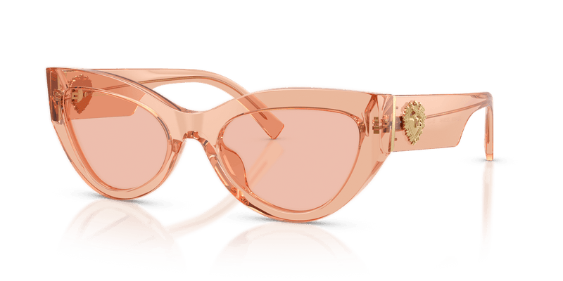 Dolce & Gabbana DG4536 in Nude Transparent / Dark Pink (322684) - Alternate View