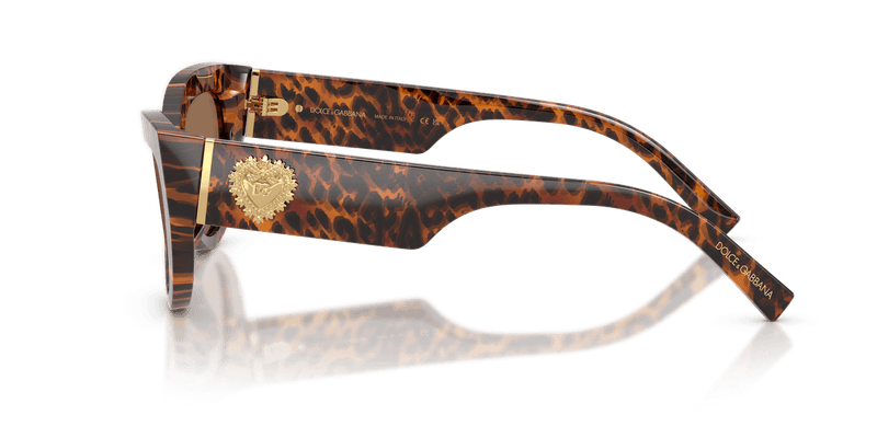 Dolce & Gabbana DG4536 in Leo Transparent / Dark Brown (347073) - Alternate View