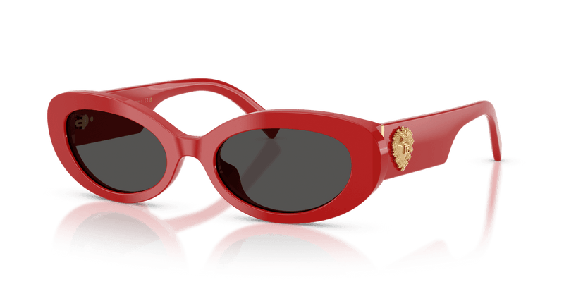Dolce & Gabbana DG4537 in Full Red / Dark Grey (308887) - Front View