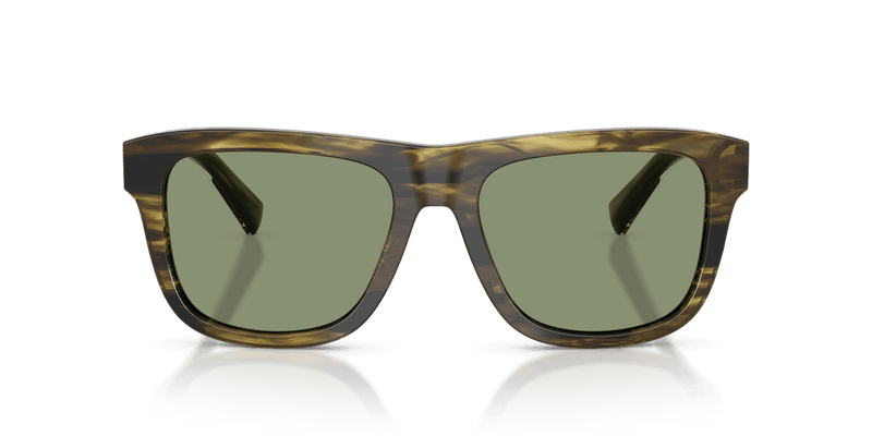 Dolce & Gabbana DG4545 in Striped Green / Green (306682) - Back View