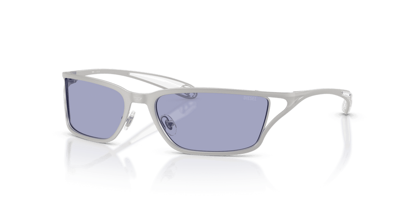 Diesel DL1015 in Matte Silver / Violet (10071A) - Front View