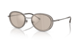 Matte Gunmetal / Ivory Mirror Internal Silver (10096G)