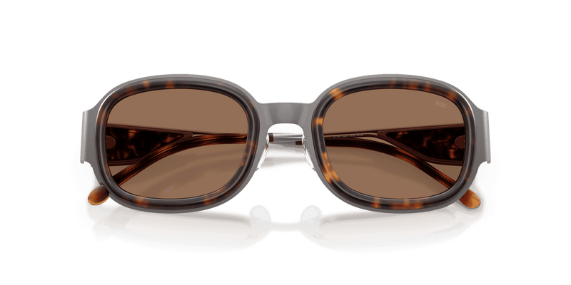 Diesel DL1020 in Brushed Gunmetal / Dark Brown (104373) - Alternate View