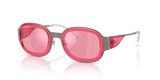 Brushed Gunmetal / Pink Mirror Internal Silver (104530)