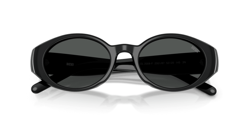 Diesel DL2008F in Solid Black / Solid Black (200187) - Side View