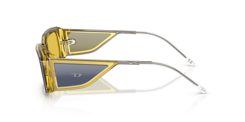 Diesel DL2017U in Metal Yellow / Yellow Mirror Internal Silver (2046V9) - Alternate View