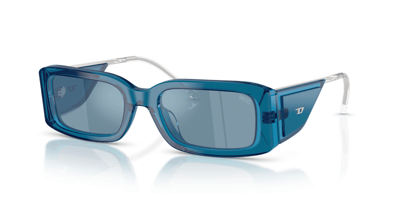 Diesel DL2017U in Transparent Blue / Light Blue Mirror Silver (20511U) - Alternate View