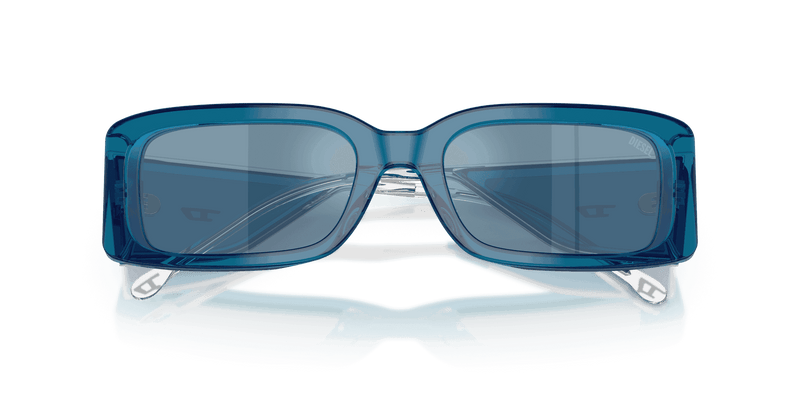 Diesel DL2017U in Transparent Blue / Light Blue Mirror Silver (20511U) - Alternate View