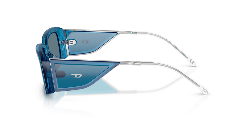 Diesel DL2017U in Transparent Blue / Light Blue Mirror Silver (20511U) - Alternate View
