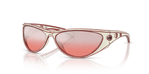 White Barrelling Red / Gradient Mirror Red