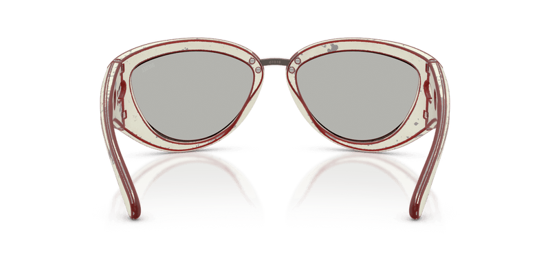 Diesel DL3007U in White Brushed Red / Mirror Silver - Alternate View