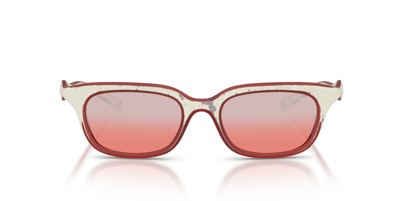 Diesel DL3013U in White Barrelling Red / Gradient Mirror Red (20107E) - Alternate View