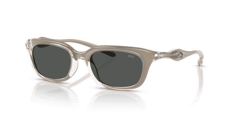 Diesel DL3013U in Crystal/Green / Dark Grey (203587) - Alternate View