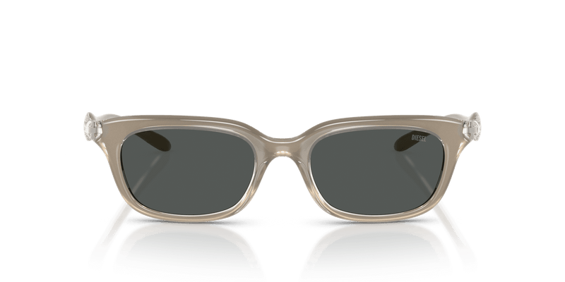 Diesel DL3013U in Crystal/Green / Dark Grey (203587) - Alternate View
