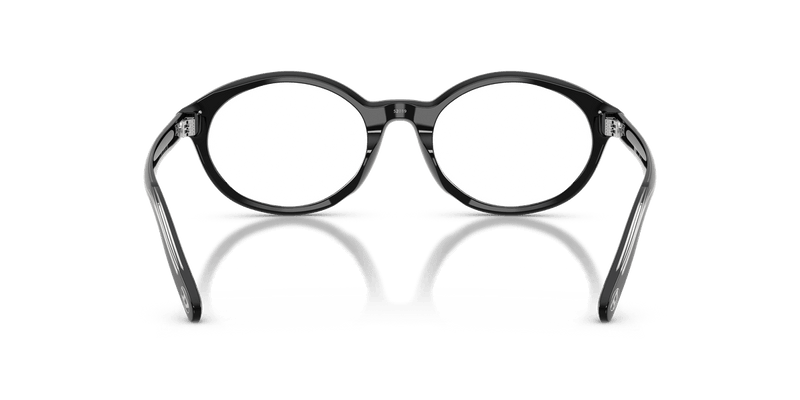 Diesel DL4015U in Solid Black / Demo Lens - Back View