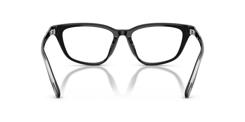 Diesel DL4016F in Solid Black / Demo Lens - Back View