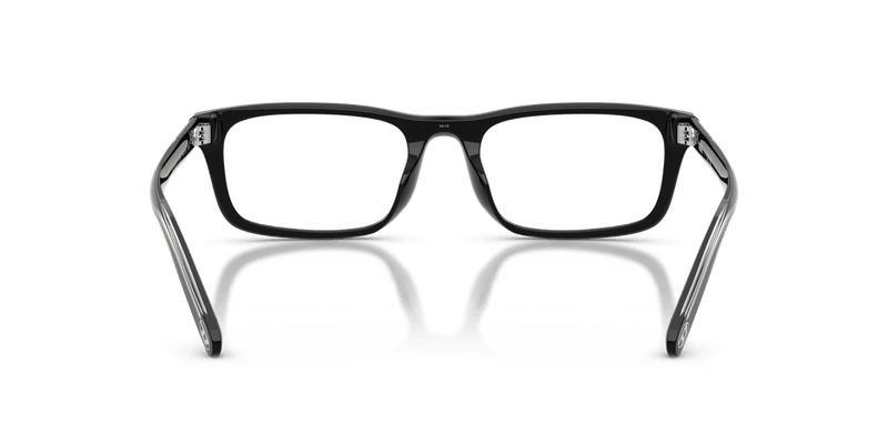 Diesel DL4017U in Solid Black / Demo Lens - Back View