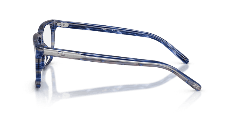 Diesel DL4018U in Striated Blue / Demo Lens - Alternate View