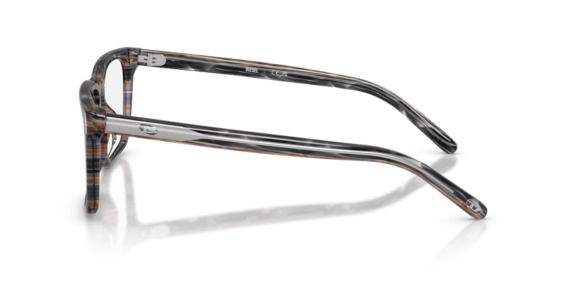 Diesel DL4018U in Striated Grey / Demo Lens - Alternate View