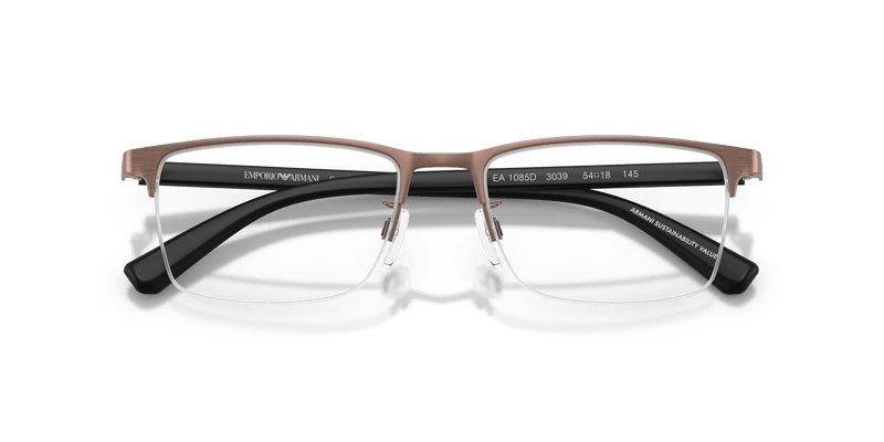 Emporio Armani EA1085D in Matte Brushed Bronze (3039) - Side View