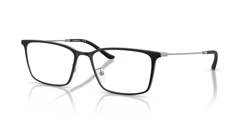 Emporio Armani EA1173D in Matte Black / Demo Lens (3051) - Front View