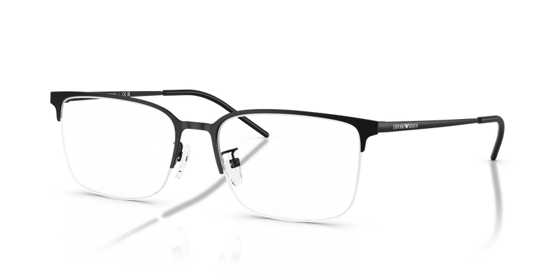 Emporio Armani EA1179D in Matte Black / Demo Lens - Front View