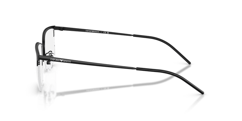 Emporio Armani EA1179D in Matte Black / Demo Lens - Side View