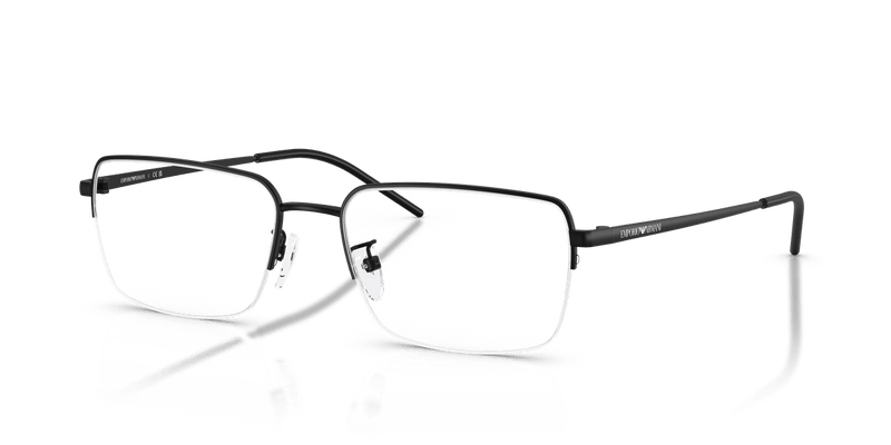 Emporio Armani EA1180D in Matte Black / Demo Lens - Front View