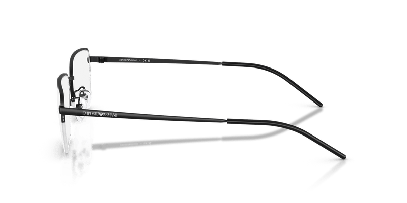 Emporio Armani EA1180D in Matte Black / Demo Lens - Side View