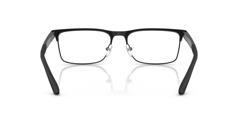 Emporio Armani EA1183 in Matte Black / Demo Lens (3001) - Back View