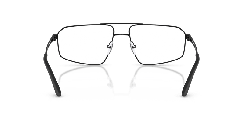Emporio Armani EA1184 in Matte Black / Demo Lens - Back View