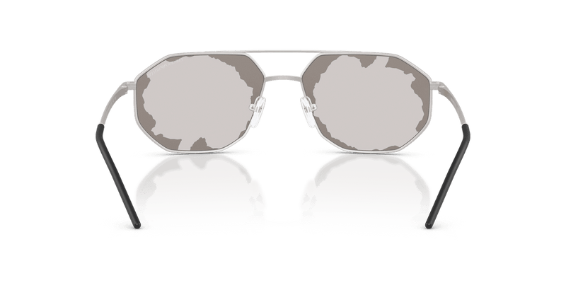 Emporio Armani EA2147 in Matte Silver / Smoke Mirror Black (30157F) - Alternate View